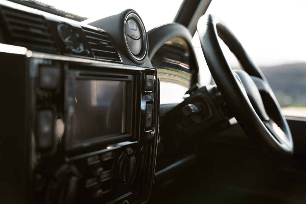 Bespoke Defender on location